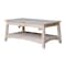 International Concepts Rectangle Bombay Tall Coffee Table-Includes Lift Top, 24 W, 40 L, 18 in H, Wood, Unfinished OT-4TCL - alternate 1